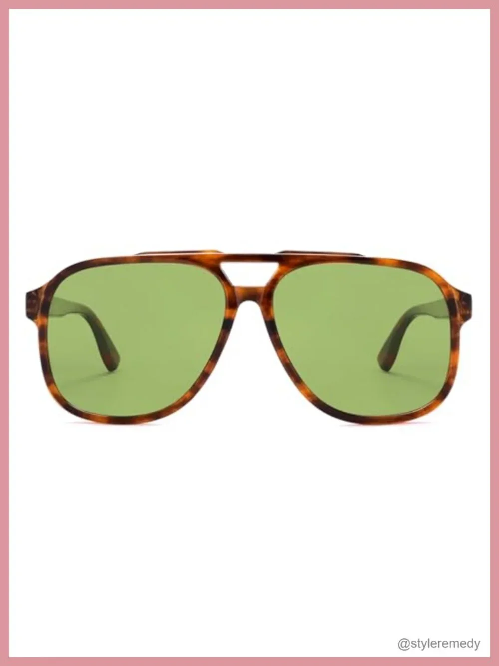 Retro Oversized Square Aviator Sunglasses Women Men UV400 Polarized Double